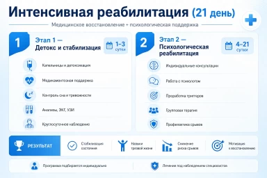 Реабилитация за 21 день в Сальске